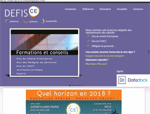 Tablet Screenshot of defis-ce.com
